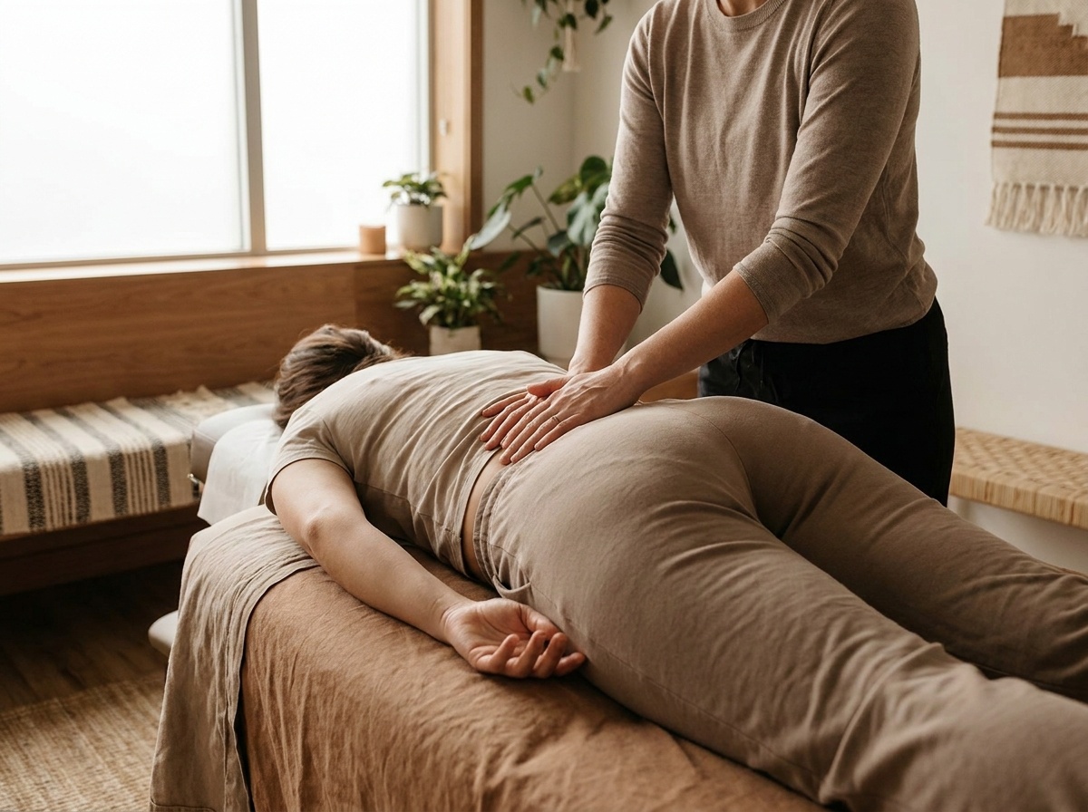 Physiotherapeutische Behandlung mit manueller Therapie